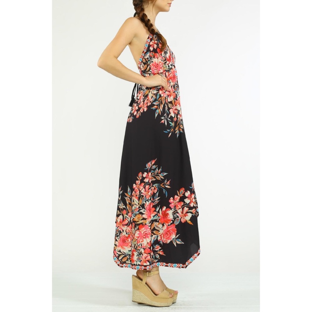 NEW Flying Tomato Halter Maxi Handkerchief Dress - Picture 5 of 6